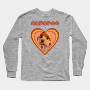 cavapoo love Long Sleeve T-Shirt